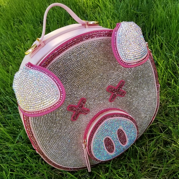 🆕️Jeffree Star X Shane Dawson Bling Pig Backpack - Picture 6 of 14